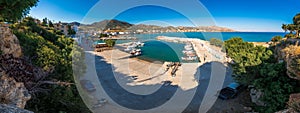 Harbour in Makri Gialos village in southern Crete.