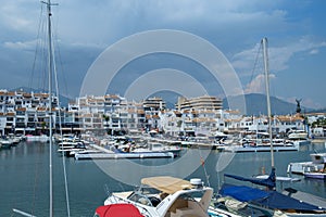 The Harbour, Marina and Port of Puerto Banus, Marbella, Spain.