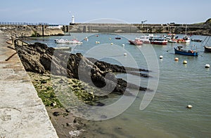 Harbour at Mevagissey in Cornwall, England