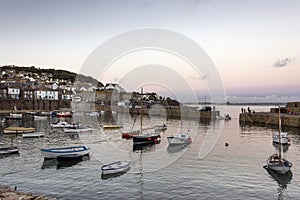 The harbour at Mousehole photo