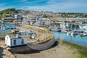 The harbour at Newlyn fishing village