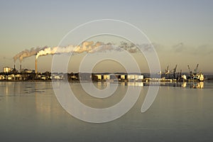 Harbour in NorrkÃ¶ping (Sweden)