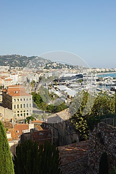A harbour in the old town on Cannes, French Riviera