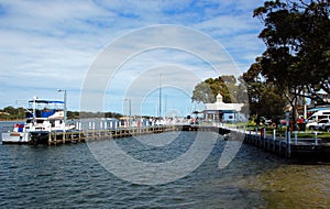 Harbour of Paynesville, state Victoria, Australia.