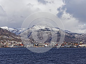 The Harbour and Port of Bergen at Skuteviken quayside