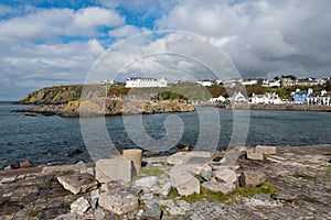 Harbour of Portpatrick in Scotland