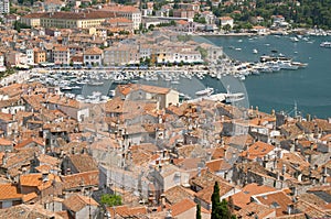 Harbour of Rovinj (Rovigno), Istra, Croatia