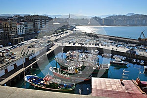 The harbour of San Sebastian photo