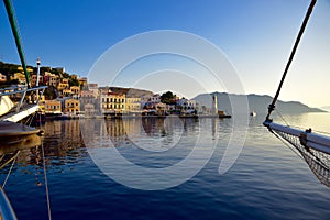 The harbour, Symi Island Greece