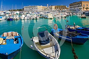 The harbour. Trani. Apulia. Italy