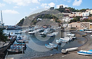Harbour in Ustica island, Sicily