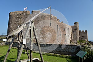 Harbour at village of Gorey, Jersey