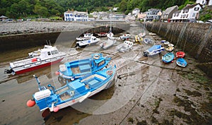 Harbour in village of Lynmouth