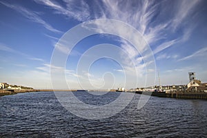 The harbour at Wick in northeast Scotland