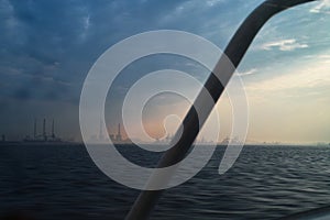 Harbour at the Yangtze estuary