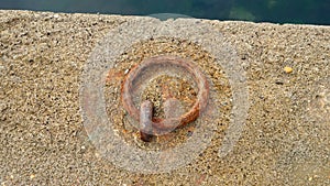 Harbourside fitments rusty and rustic