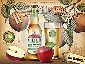 Hard apple cider ads
