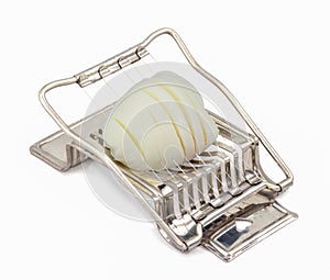 Hard boiled egg cutter