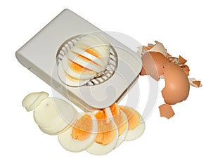 Hard Boiled Egg And Cutter