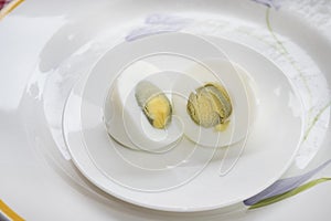 Hard-boiled eggs