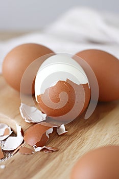 Hard boiled eggs