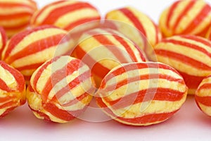 Hard boiled stripy sweets