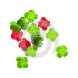 Hard candy in the shape of lauburu, Basque cross