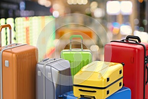 Hard case colorful luggages