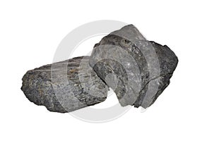 hard coal isolated on white background