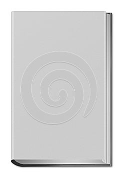 Hard cover white book