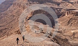 Hard and dangerous hiking trail. Extreme climbing and adrenaline.