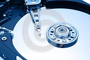 Hard Disk Closeup 1