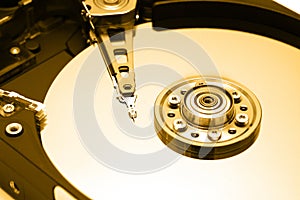 Hard Disk Closeup 1