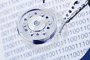 Hard disk of a computer