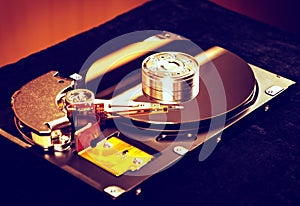 Hard Disk Drive closeup