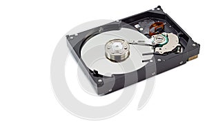 Hard disk drive for computer data storage technology HDD