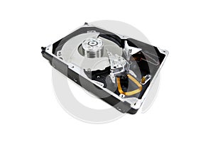 Hard disk drive for computer data storage technology HDD