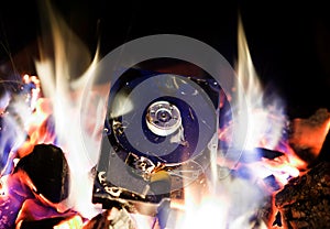 Hard Disk Drive in a Fire