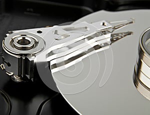 Hard disk drive inside
