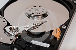 Hard disk drive inside