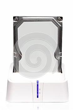 Hard disk on the external dock