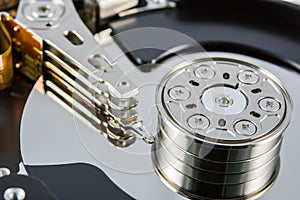 Hard disk inside