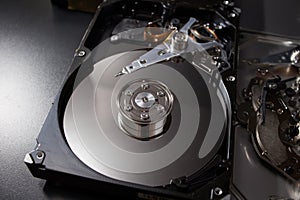 Hard disk scrap electronics