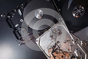 Hard disk scrap electronics