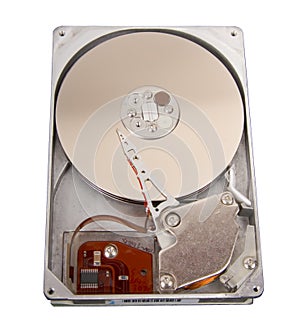 Hard Drive Isolated