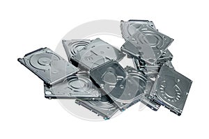 Hard drive shot in studio photo