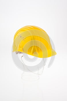 Hard hat of a construction worker