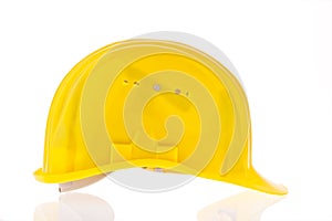 Hard hat of a construction worker