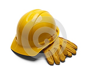 Hard Hat and Gloves