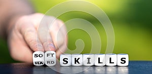 Hard skills versus soft skills.